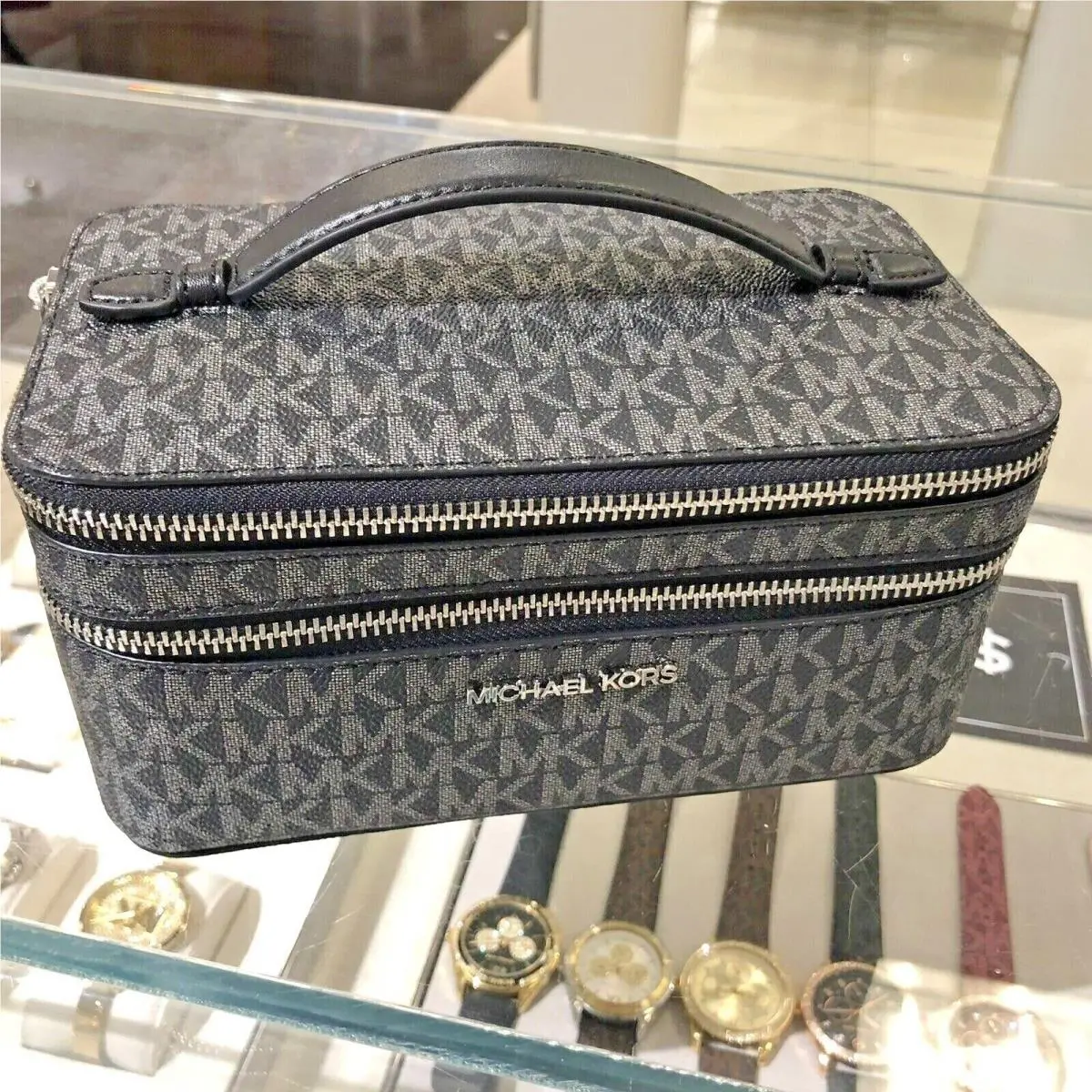 Michael Kors Jet Set Lg Double Zip Case