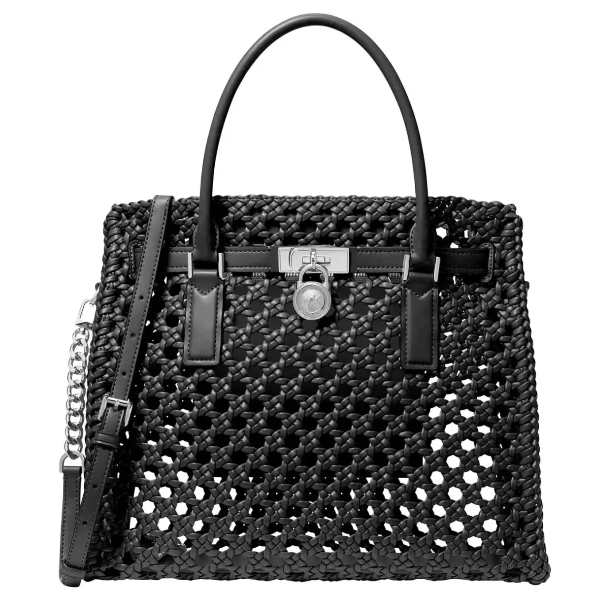 Michael Kors Hamilton Modern Large Tote Handbag :black