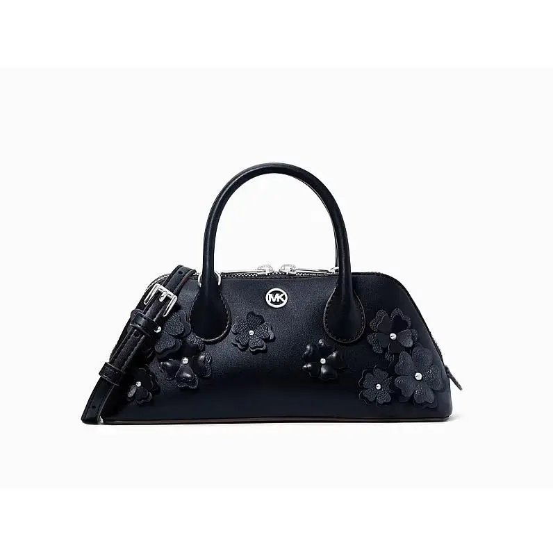 Petra Small Floral Embellished Crossbody Bag Navy by Michael Kors
