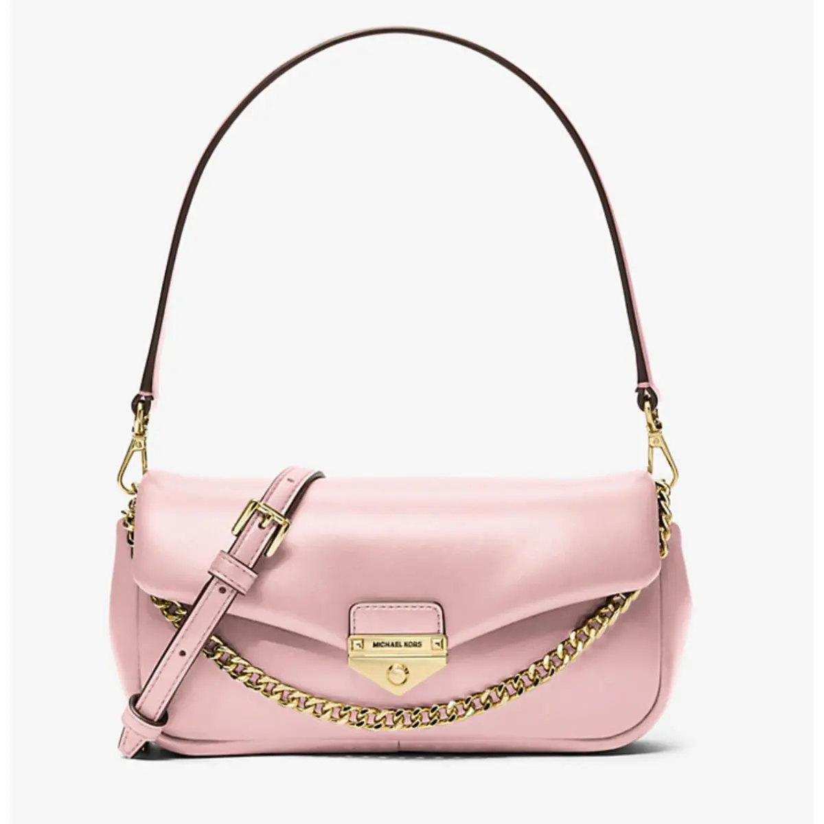Michael Kors Soho Sm. Convertible Shoulder Bag 9 X 5 X 3 Pink