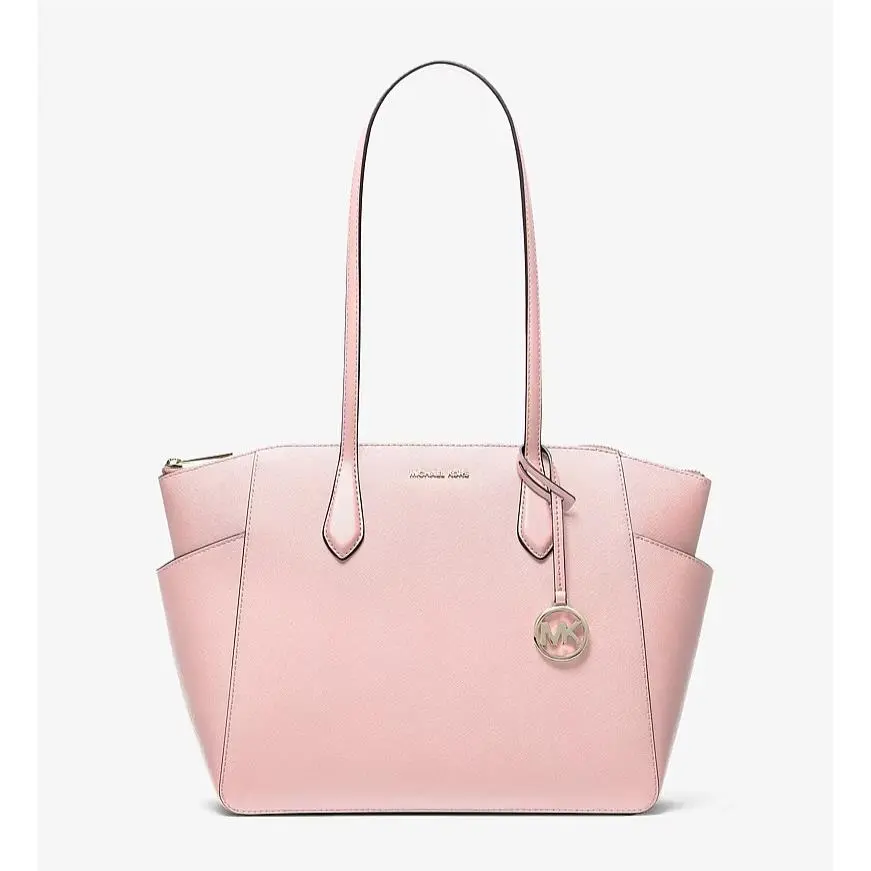Michael Kors Marilyn Medium Signature Tote Bag Purse Powder Blush