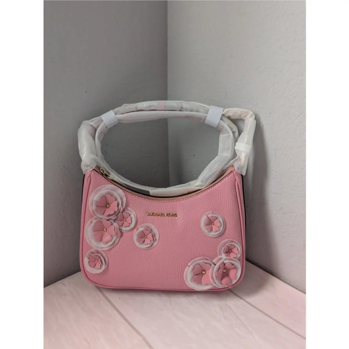 Michael Kors Jet Set Travel Large Embellished Convertible Pochette