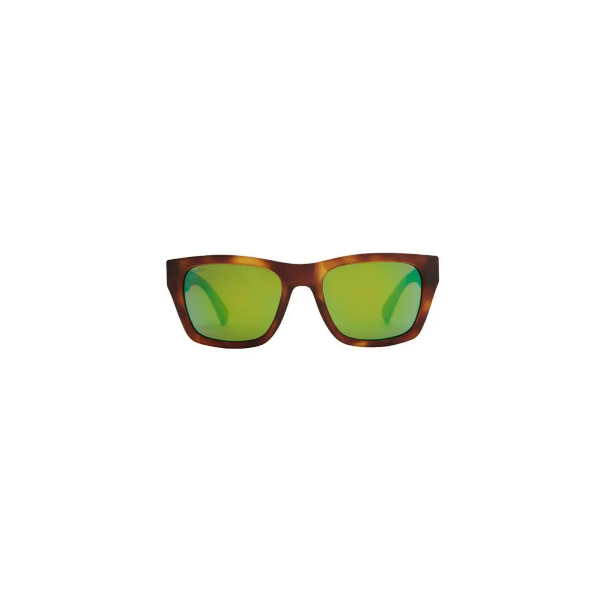 Vonzipper Designer Sunglasses Matte Tortoise Green Chrome Polarized Lens - Mode