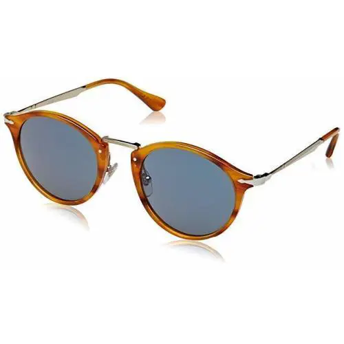 Persol Calligrapher Edition PO3166S Sunglasses Striped - Brown/light Blue