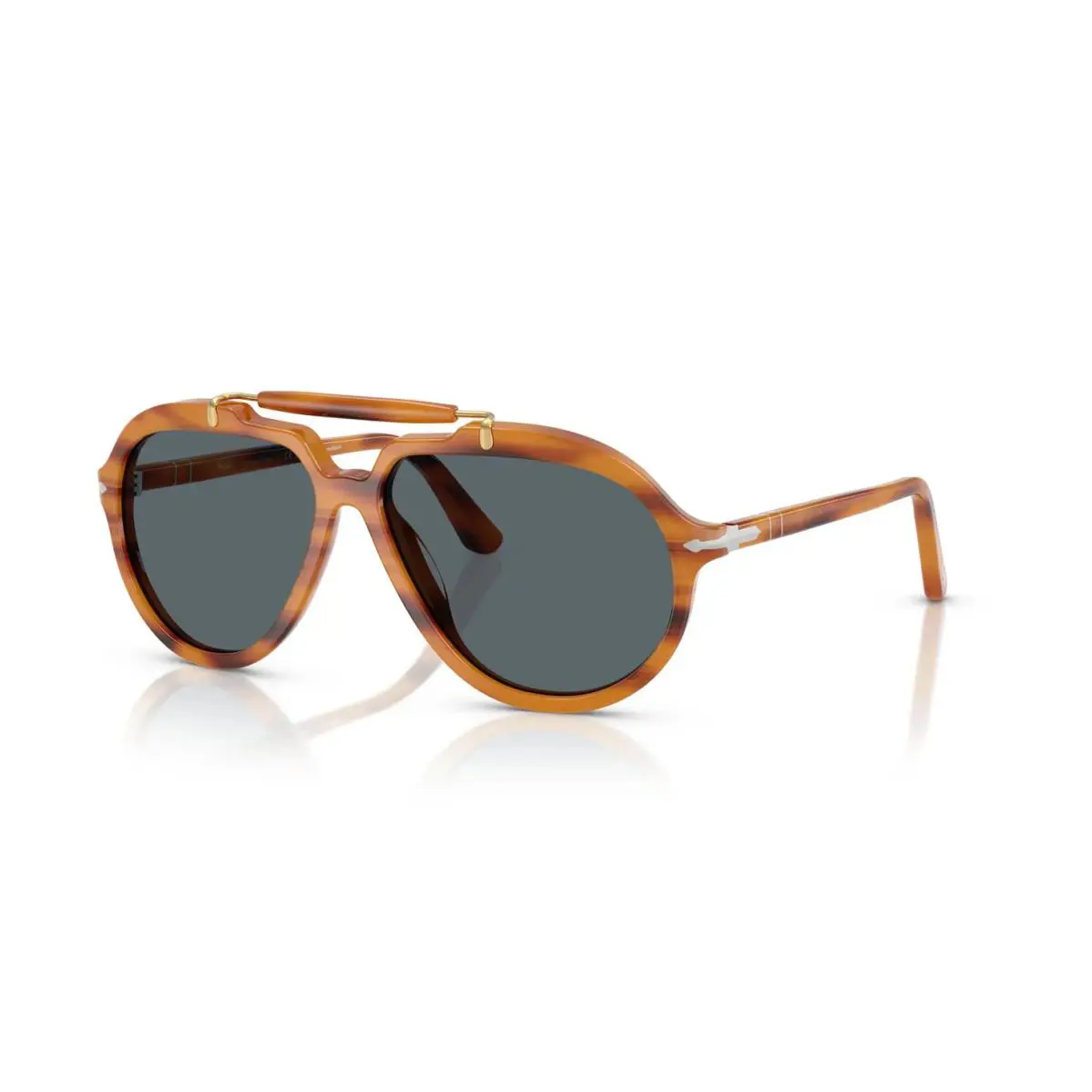 Persol PO 0202S Striped Brown/blue 960/R5 Sunglasses