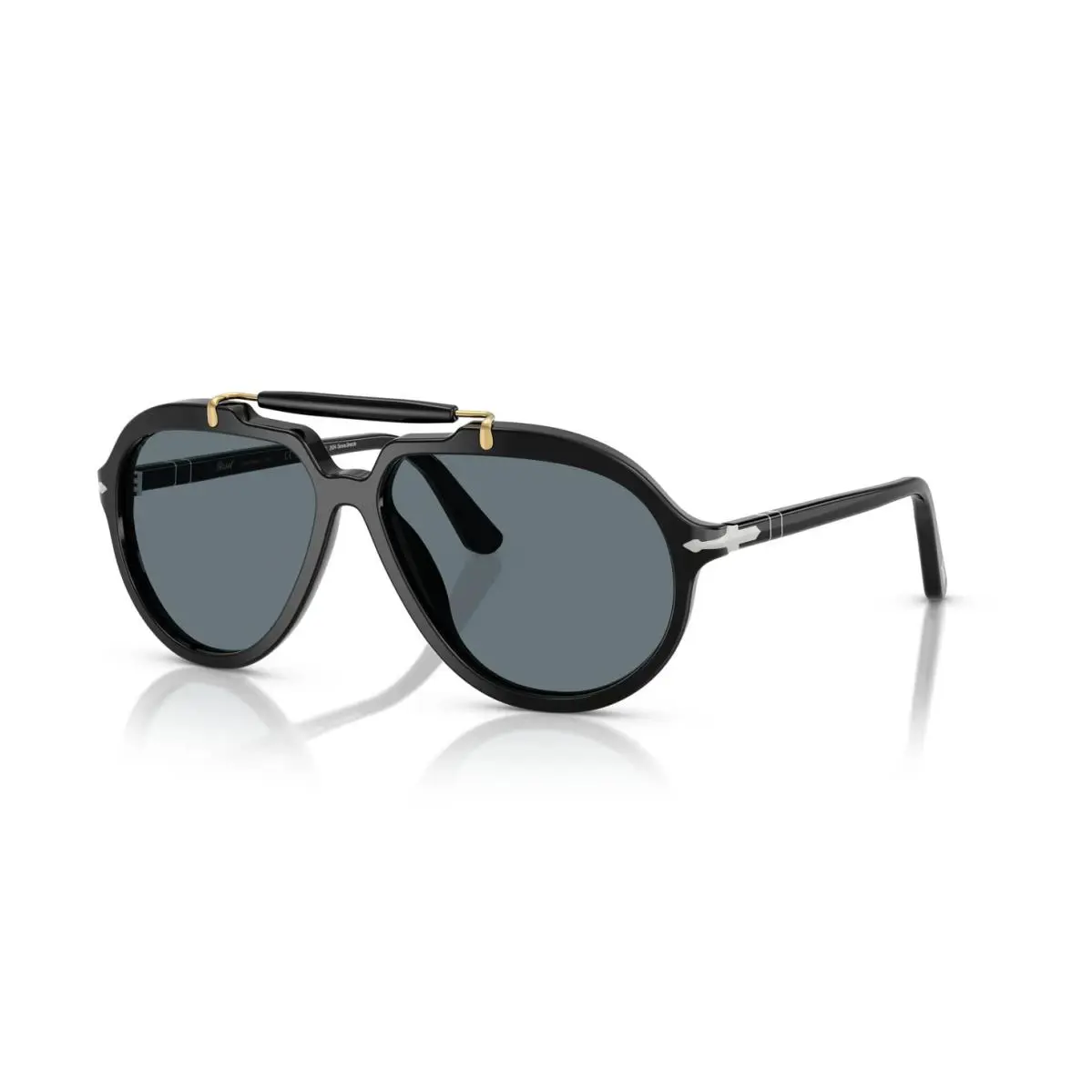 Persol PO 0202S Black/dark Blue Polarized 95/3R Sunglasses