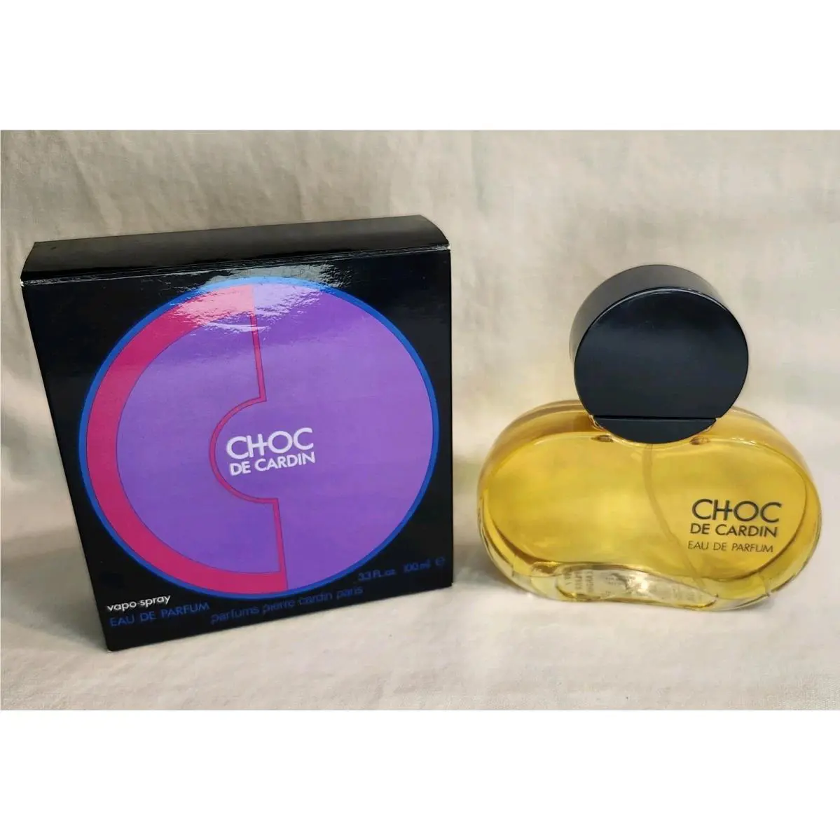 Choc de Cardin Pierre Cardin 3.3 oz Eau de Parfum Vintage Rare Old Formula