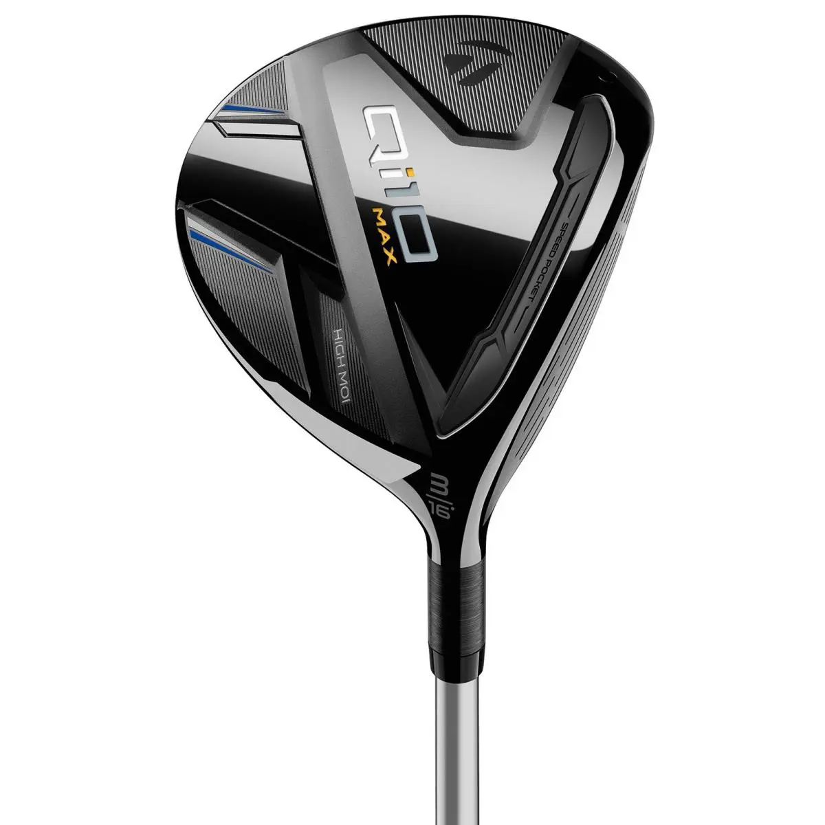 Left Hand Taylormade Qi10 Max 16 3 Wood Regular Fujikura Speeder NX Tcs 50