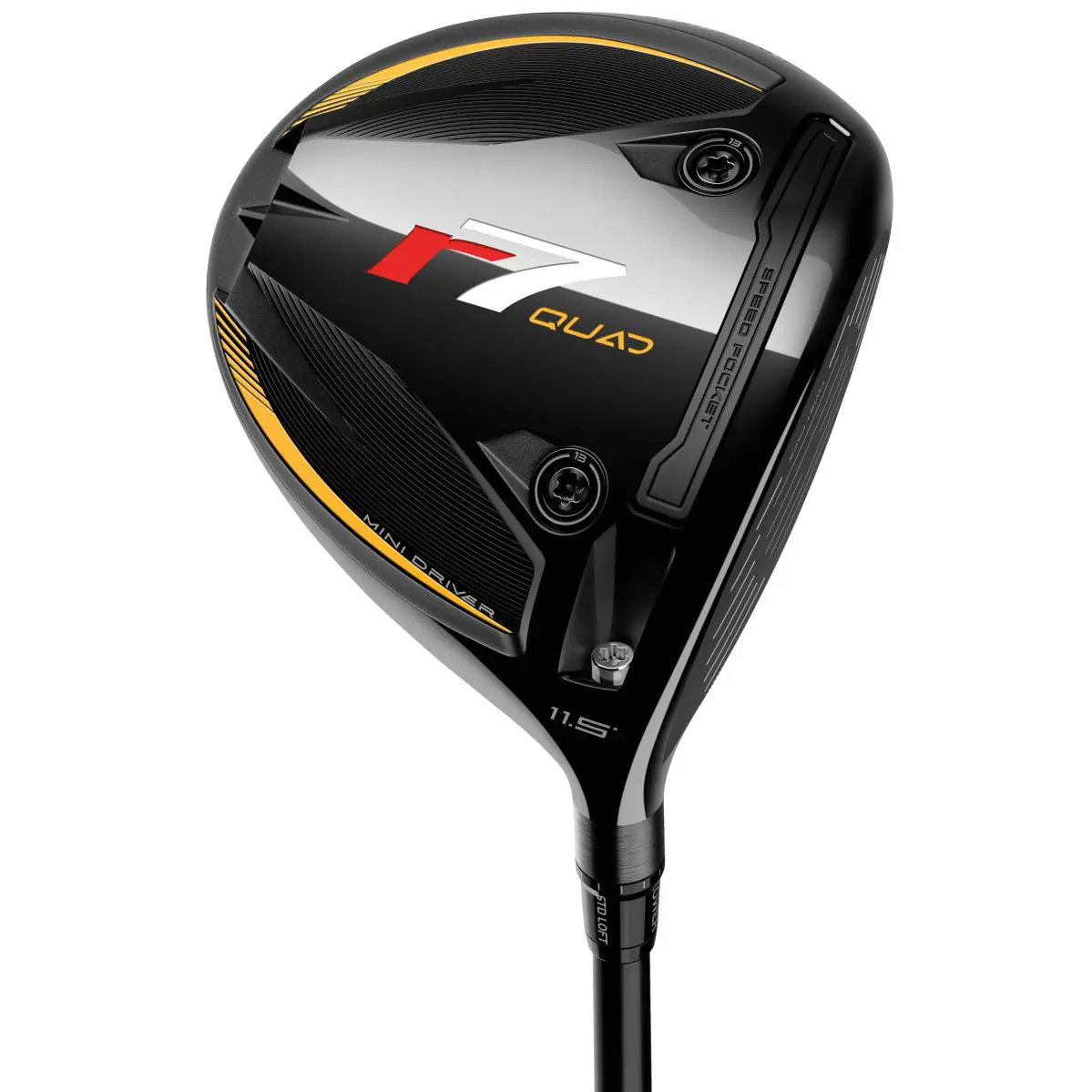 Left Handed Taylormade r7 Quad Mini 11.5 Driver Stiff Fujikura Speeder MD 6