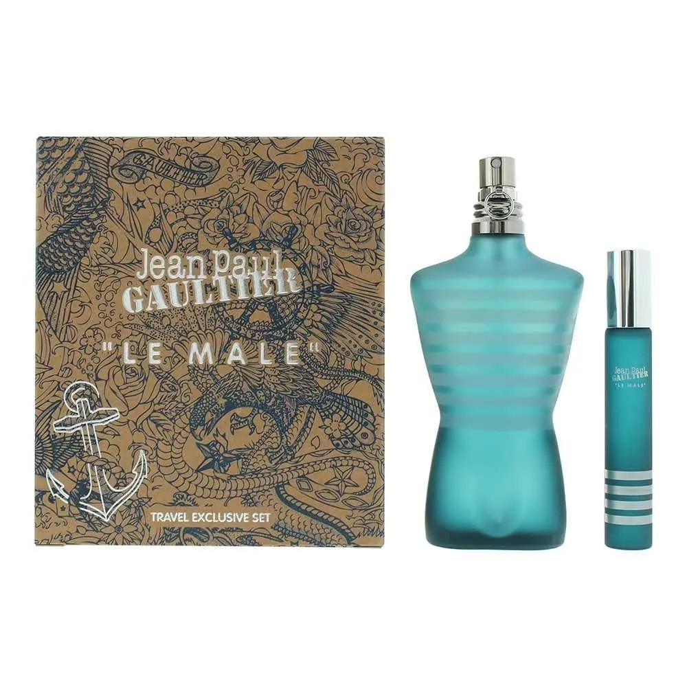Jean Paul Gaultier Le Male Travel Exclusive Set For Men 4.2 Oz Eau De