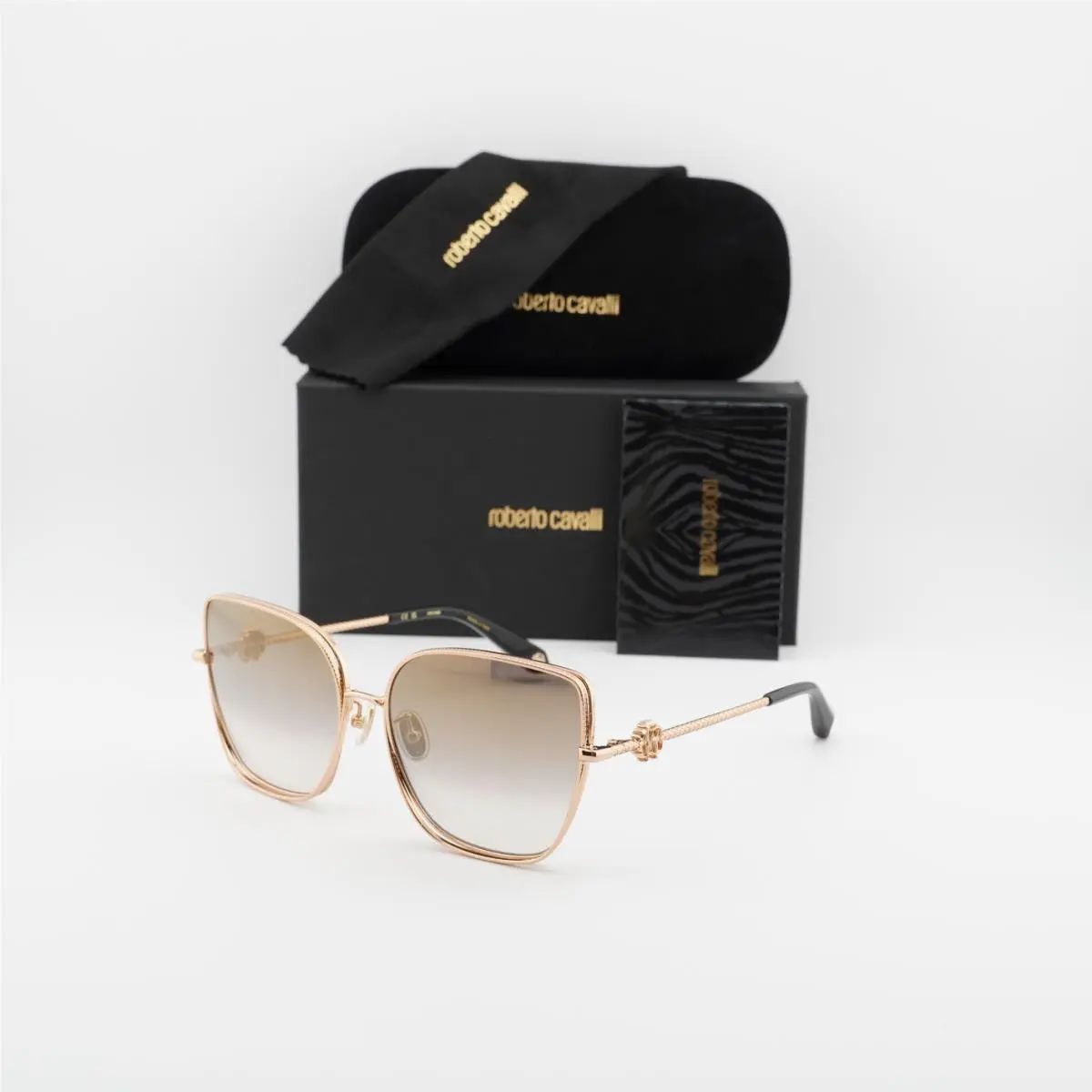 Roberto Cavalli SRC079M 8FCG Shiny Copper Gold/light Brown Gradient