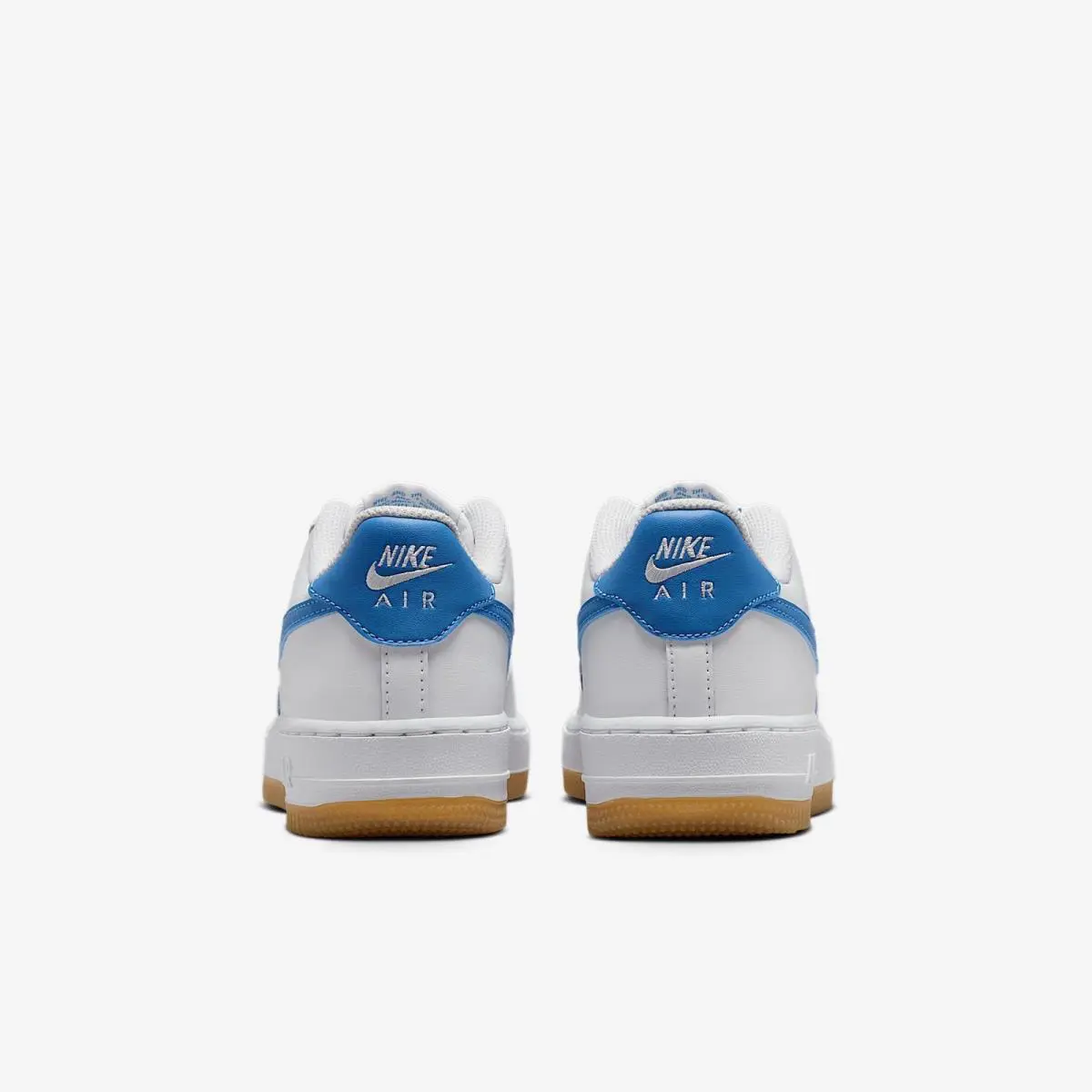 Nike shoes - White/Gum Light Brown/Blue Beyond (UPC: 197859755097) 3