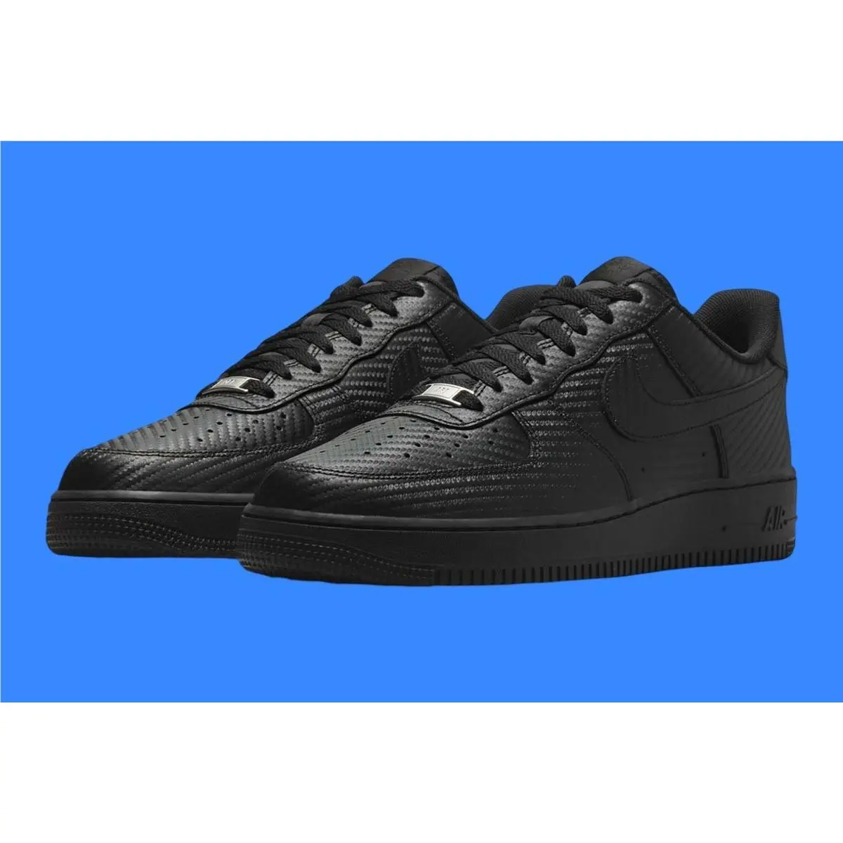 Nike Air Force 1 Low Black Carbon Fiber Men`s Sports Sneaker HF2886-001