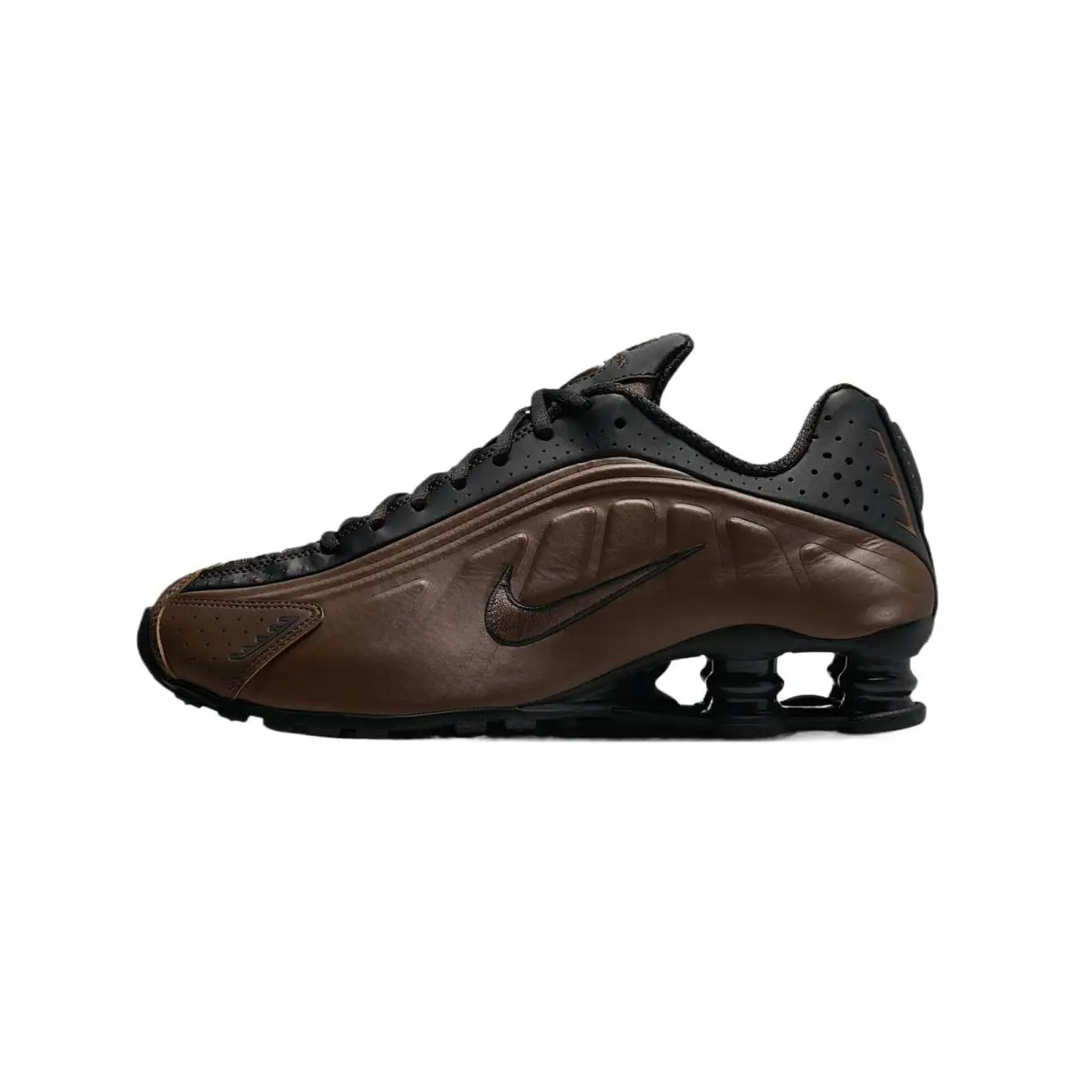 Nike Womens` Shox R4 Shoes - Off Noir/ironstone/dark Smoke Grey
