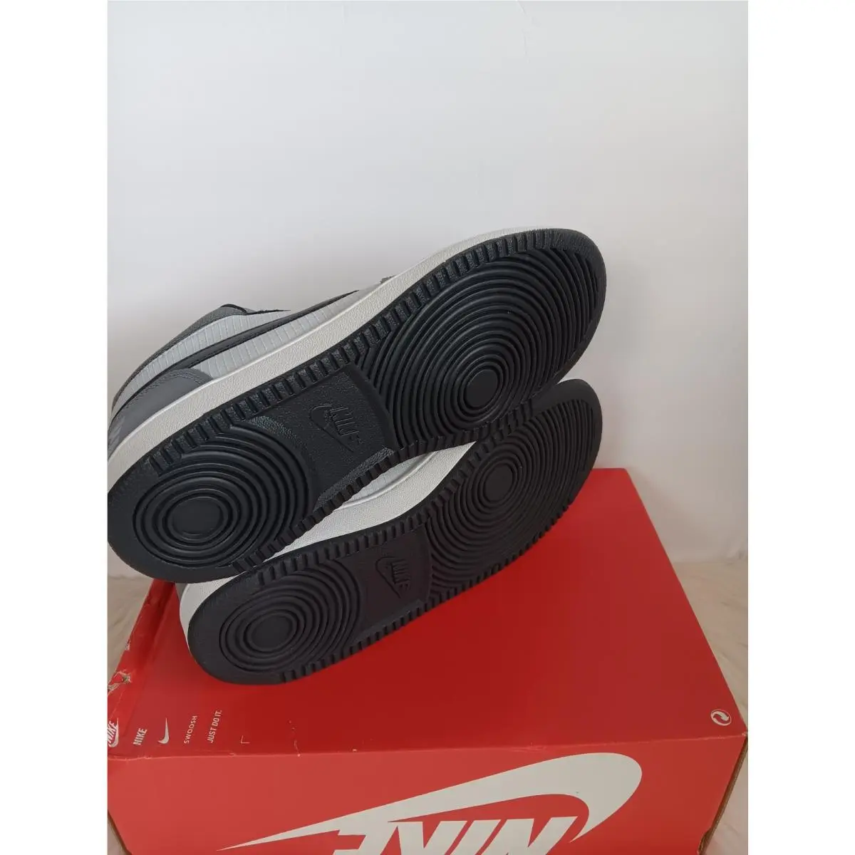 Nike shoes - Nike Court Borough Mid GS - Cool Grey/Anthracite/Pure Platinum 4