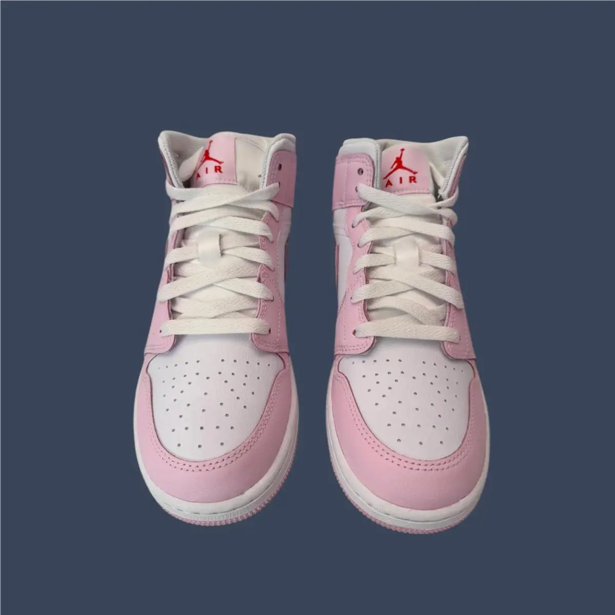 Nike shoes - Air Jordan 1 Mid GS Pink Foam/White/Fire Red – DQ8423-608 10