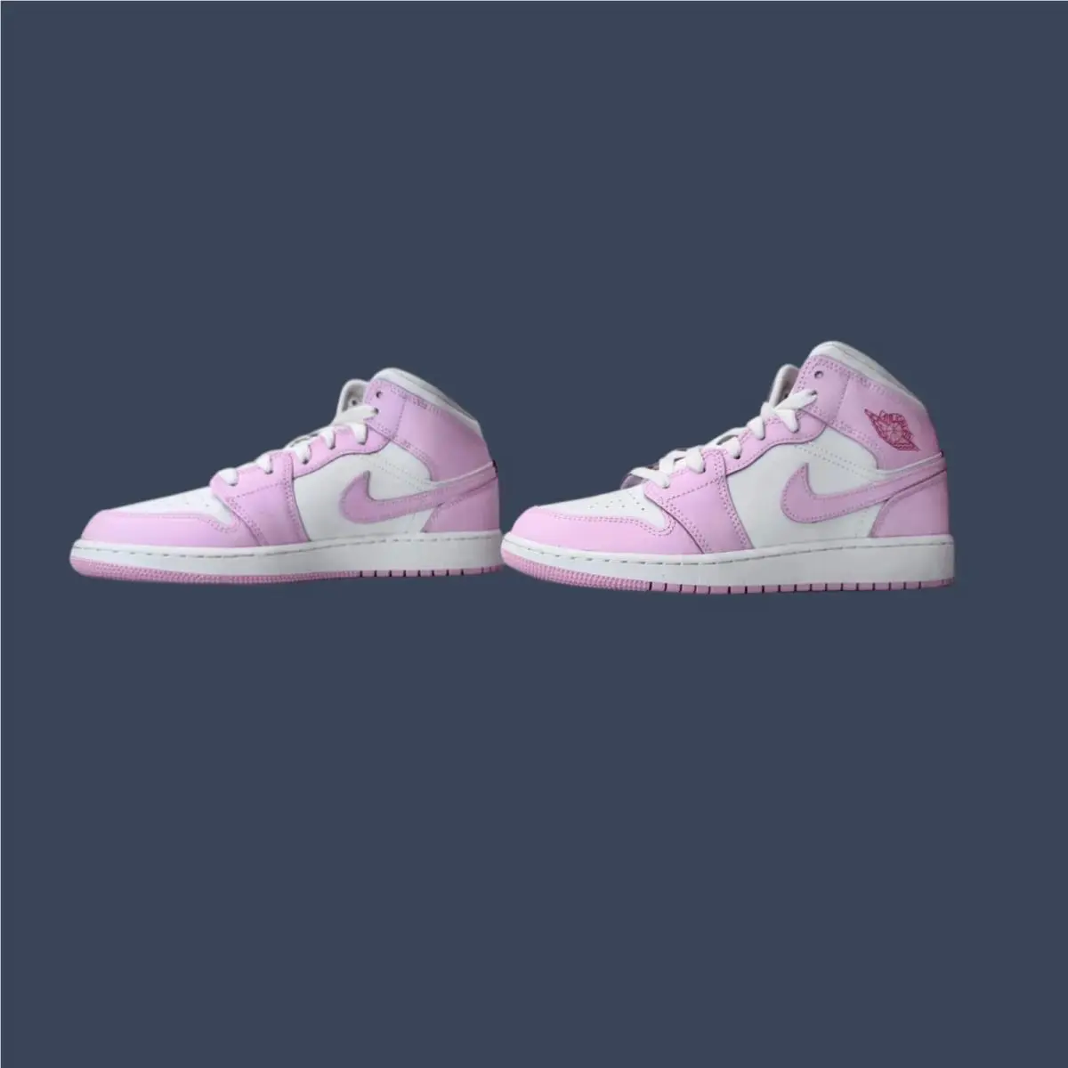 Nike shoes - Air Jordan 1 Mid GS Pink Foam/White/Fire Red – DQ8423-608 13