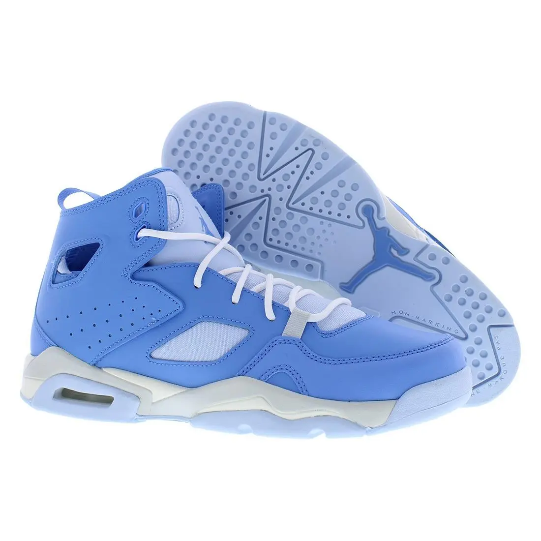 Nike Jordan Flight Club `91 GS Boys Shoes - Legend Blue/Hydrogen Blue, Main: Blue