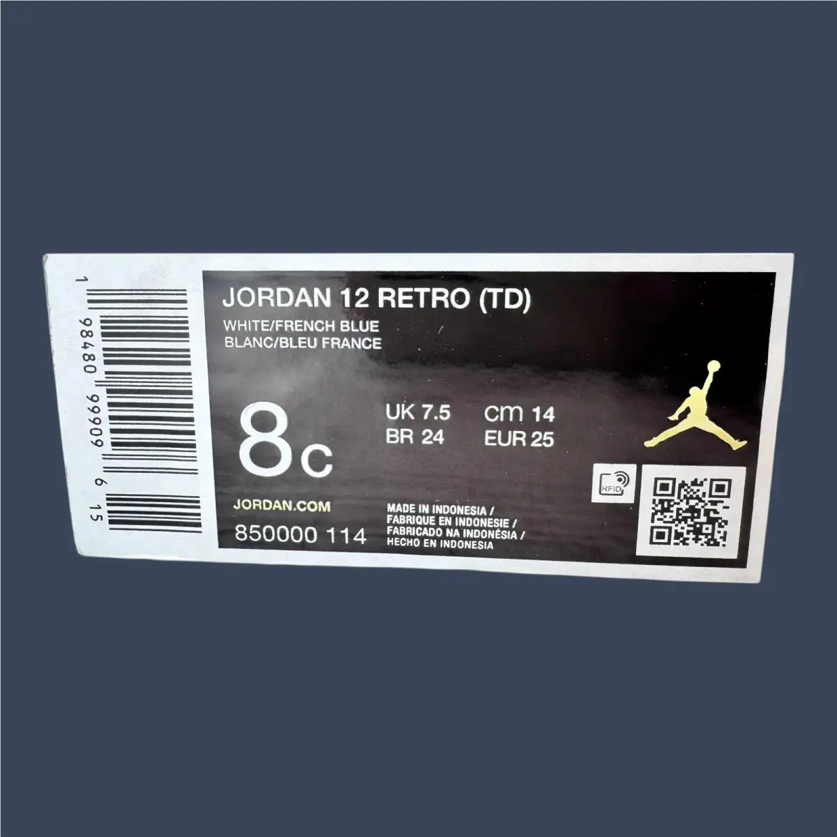 Nike shoes - Childrens Air Jordan 12 Retro GS White/French Blue – 850000-114 7