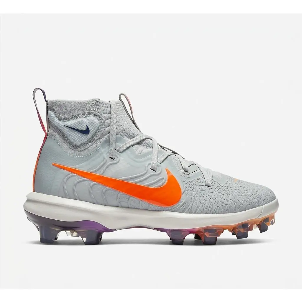 Nike shoes - Nike Alpha Huarache - Alpha Huarache - HF1132-001 - Light Silver/Laser Orange 4