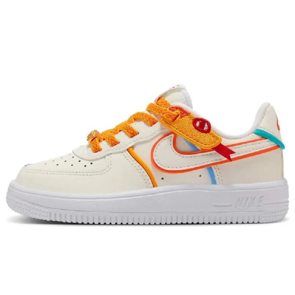 Little Kid`s Nike Force 1 Low Easyon LV8 1 Sail/sail-white HV6004 111