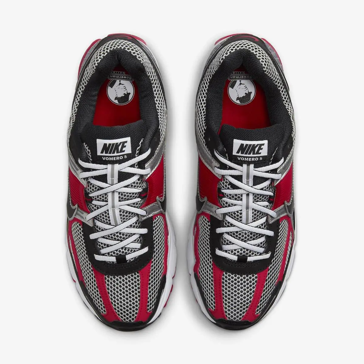Nike shoes - Metallic Silver/University Red/White/Black (UPC: 197602331868) 8