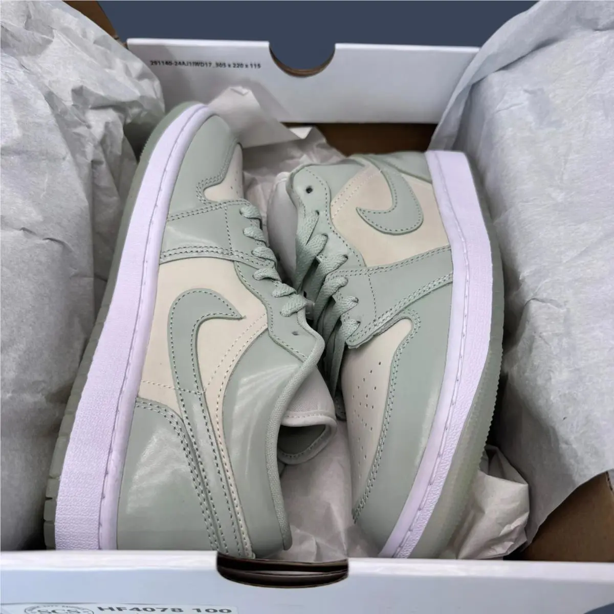 Nike shoes - Women’s Air Jordan 1 Low SE Sail/Seafoam – HF4078-100 5