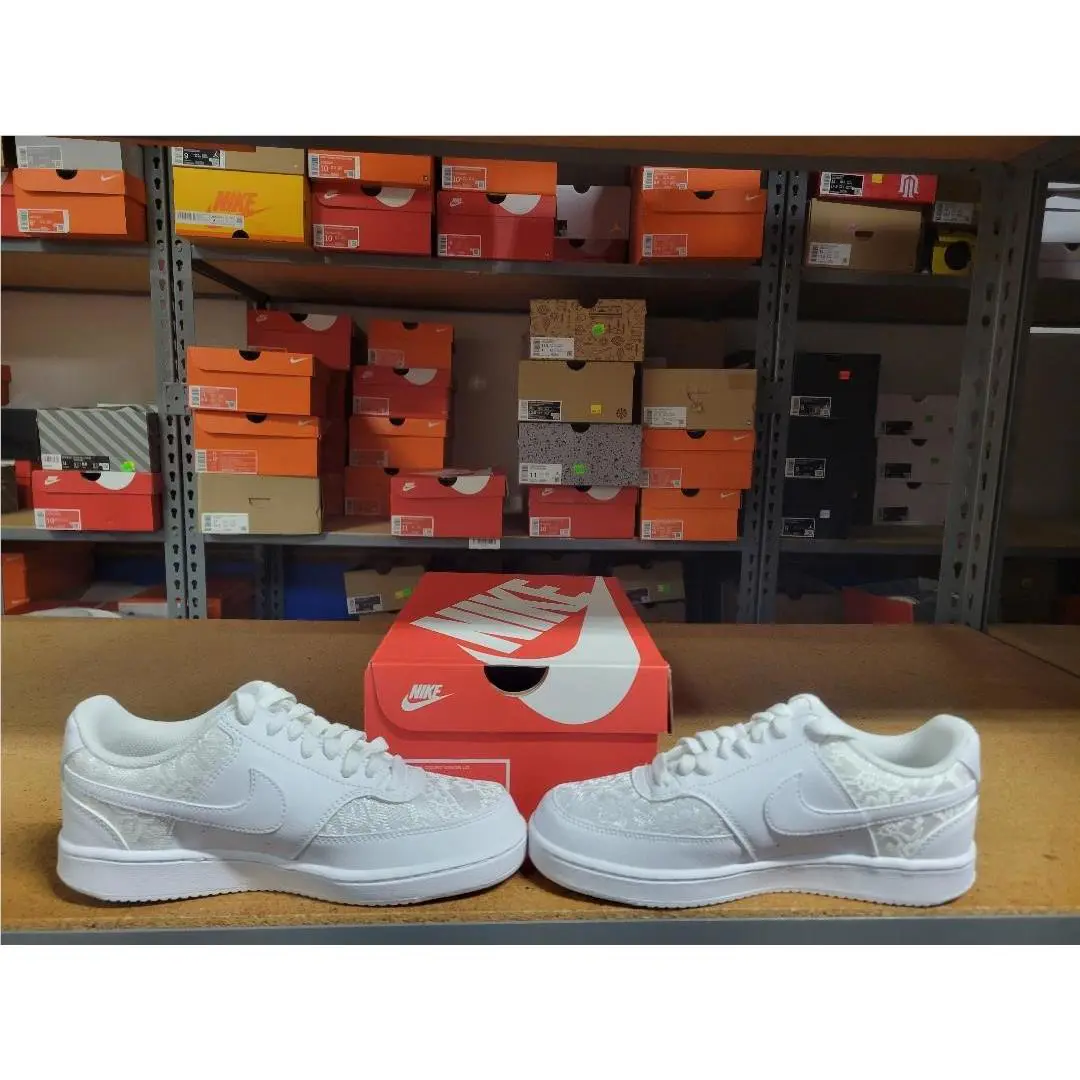Nike shoes - Nike Court Vision LO - Court Vision - HJ5846 100 - White, Women`s: White 1