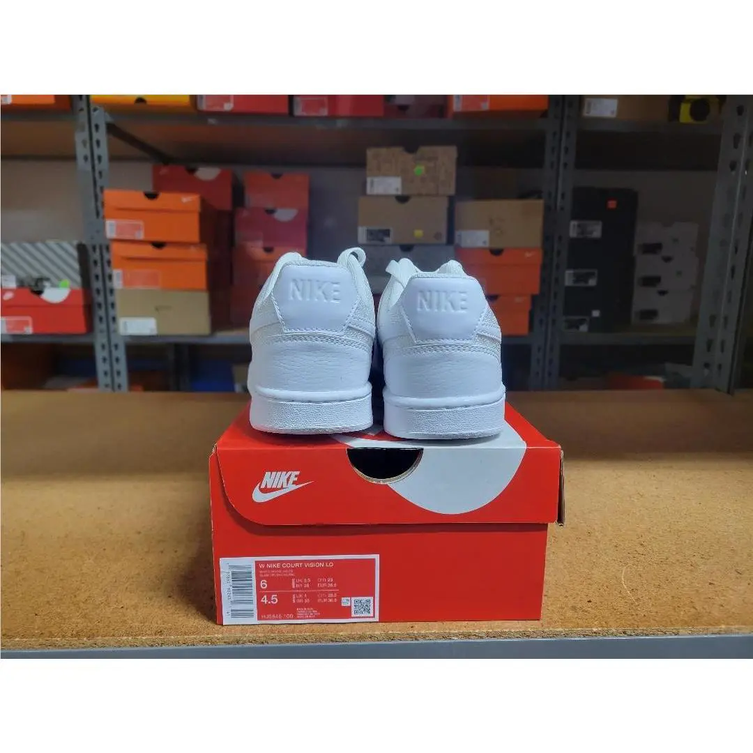 Nike shoes - Nike Court Vision LO - Court Vision - HJ5846 100 - White, Women`s: White 3
