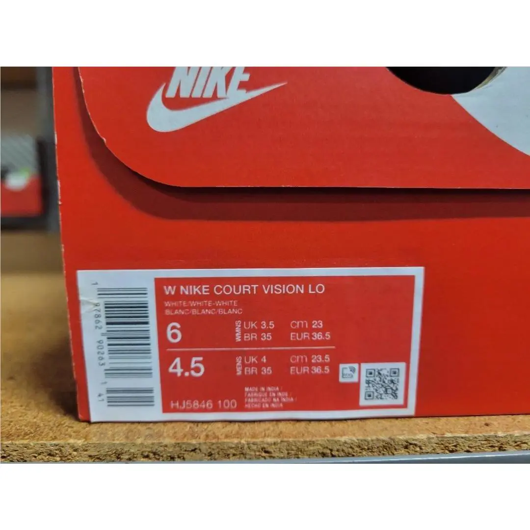 Nike shoes - Nike Court Vision LO - Court Vision - HJ5846 100 - White, Women`s: White 4