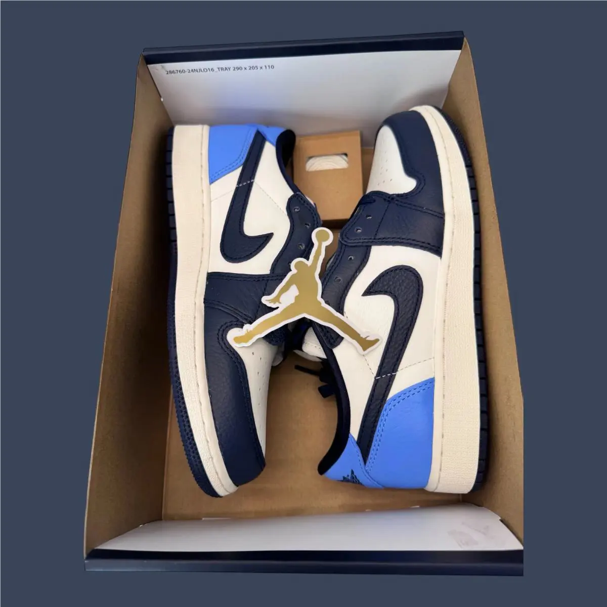 Nike shoes - Air Jordan 1 Retro Low OG GS Obsidian/University Blue – 6