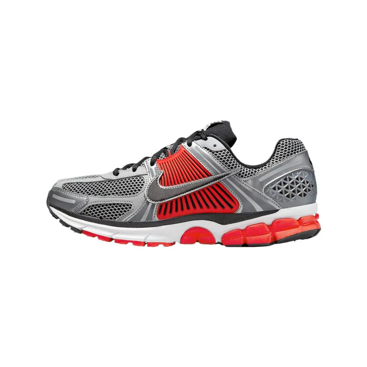 Nike Mens` Zoom Vomero V Shoes - Metallic Silver/flat Silver/light Crimson/black