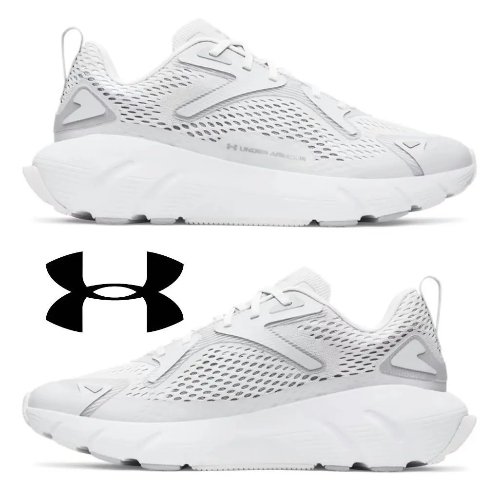 Under Armour Aura Men`s Shoes Running Sport Training Casual Comfort Sneakers - Gray, Manufacturer: Halo Gray / Mod Gray / Metallic Silver - 014