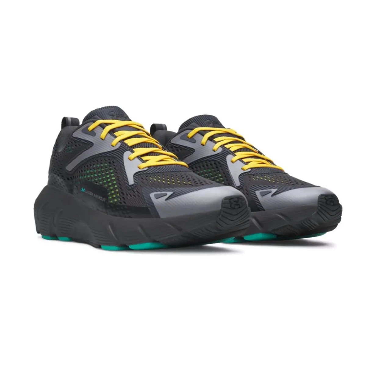 Under Armour shoes - Under Armour Aura - Aura - Black, Manufacturer: Anthracite / Green Mode - 016 2