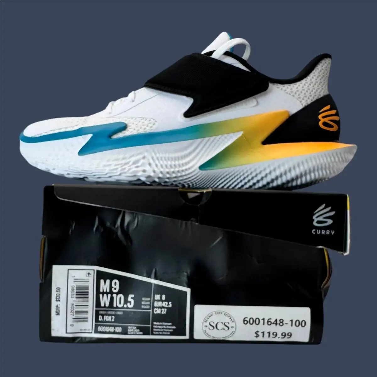 Under Armour shoes - Under Armour D. Fox 2 White/White | 6001648-100 15