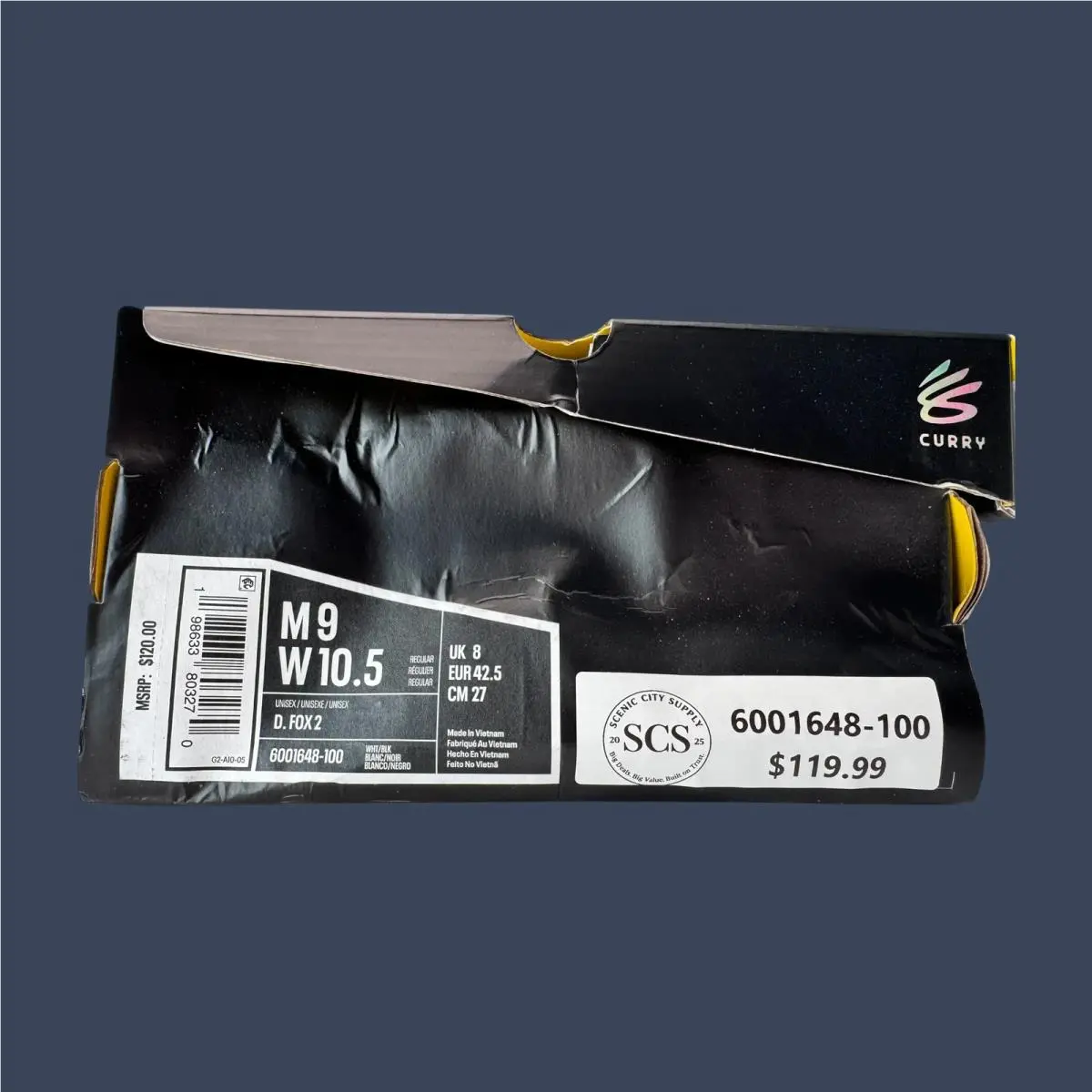 Under Armour shoes - Under Armour D. Fox 2 White/White | 6001648-100 16