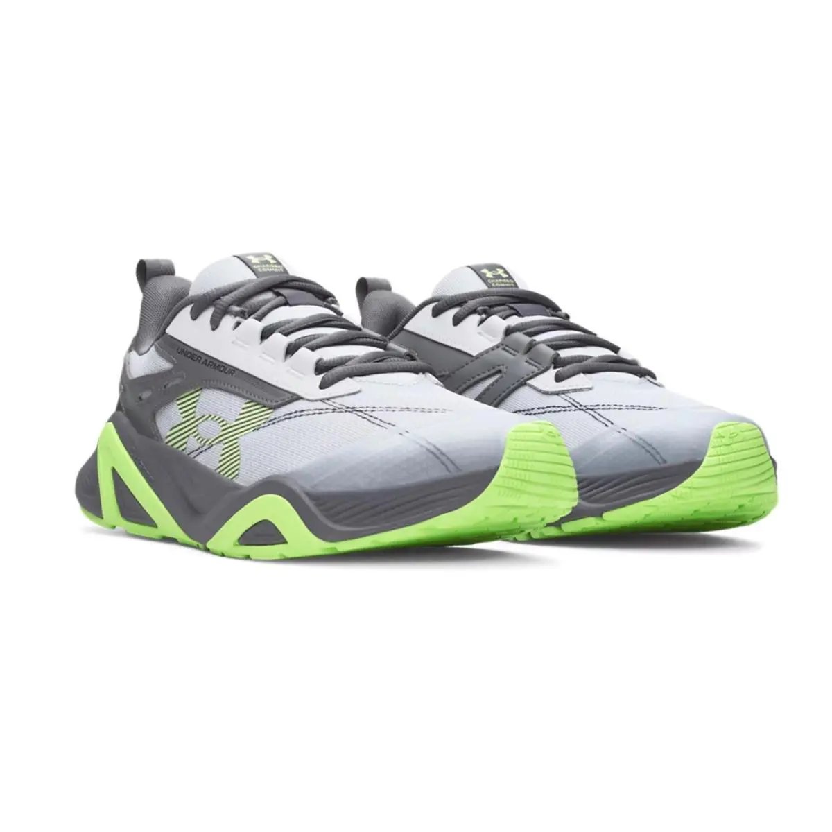Under Armour shoes - Under Armour Charged Commit TR 5 - Gray, Manufacturer: Mod Gray / Castlerock / Lumos Lime - 011 2