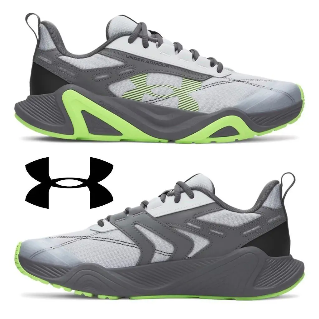 Under Armour shoes - Under Armour Charged Commit TR 5 - Gray, Manufacturer: Mod Gray / Castlerock / Lumos Lime - 011 23