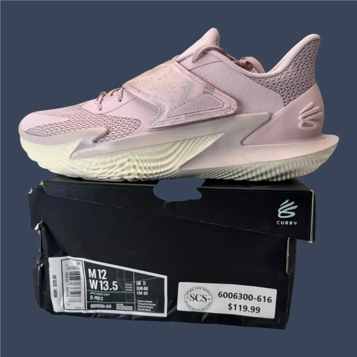 Under Armour shoes - Under Armour D. Fox 2 Reign Rose Pink Dusk/Metallic Rose 5