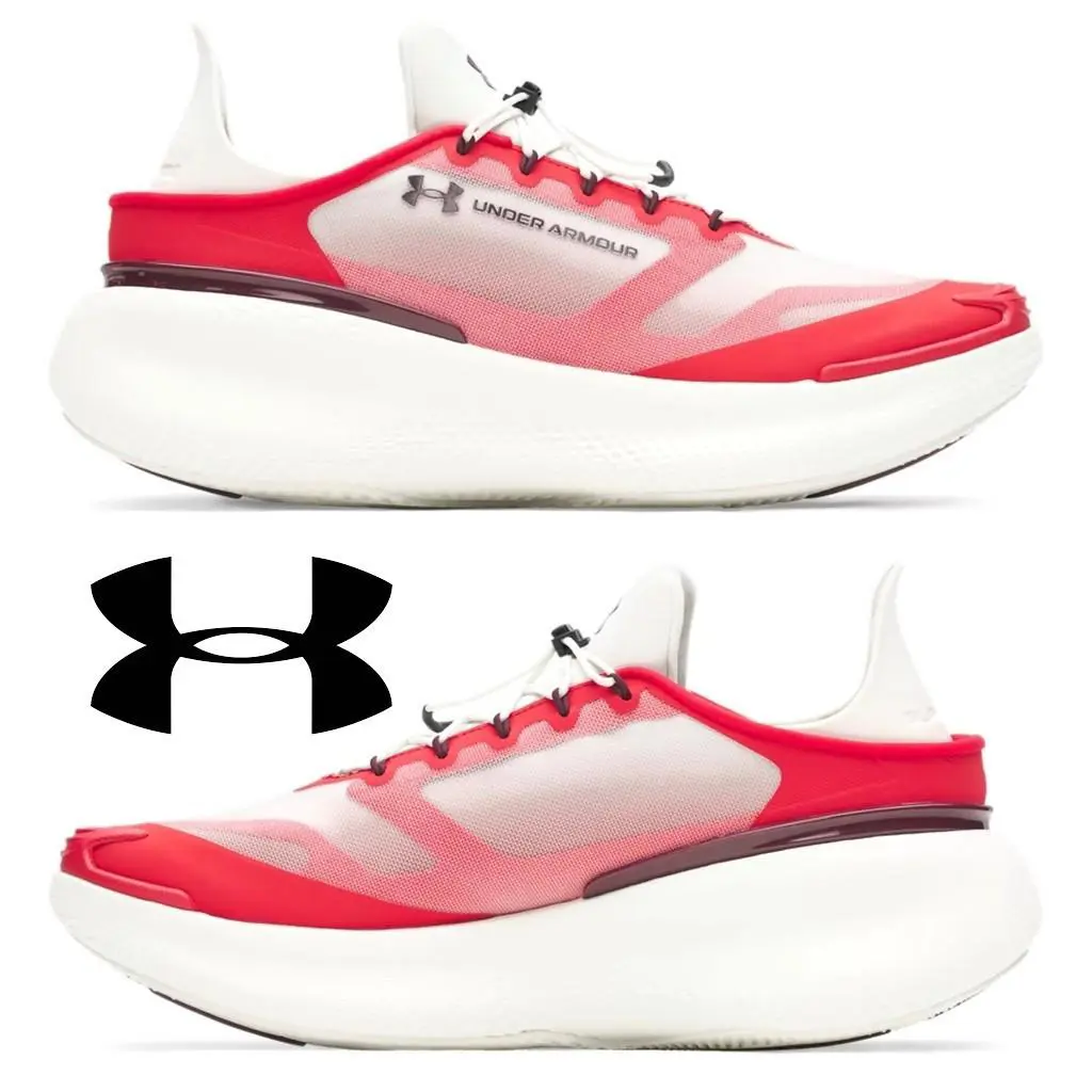 Under Armour Nova Slipspeed™ Shoes Men`s Sneakers Running Casual Comfort Sport - Red, Manufacturer: Summit White / Red / Dark Maroon - 110