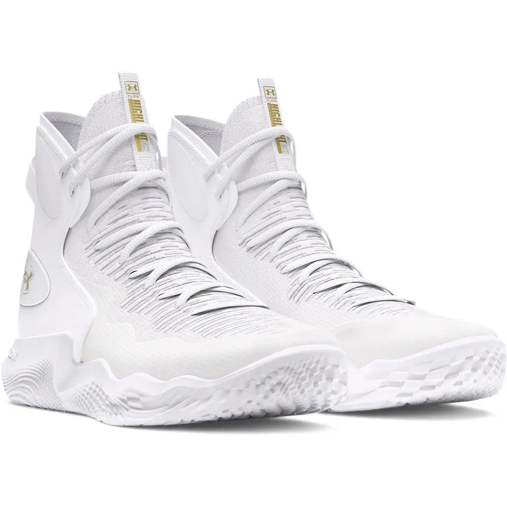 Under Armour shoes - 3027083 - 3027083 - White-Metallic Gold 2