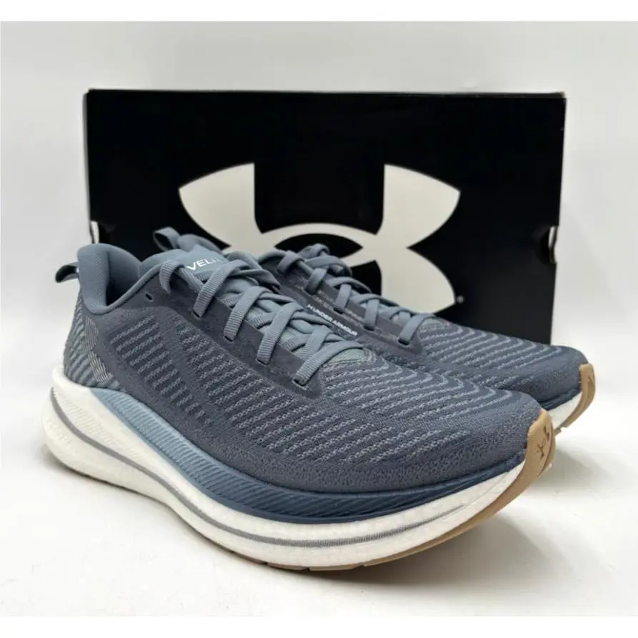 Under Armour UA Velociti Spd Men`s Athletic Shoes Gray Multiple Sizes