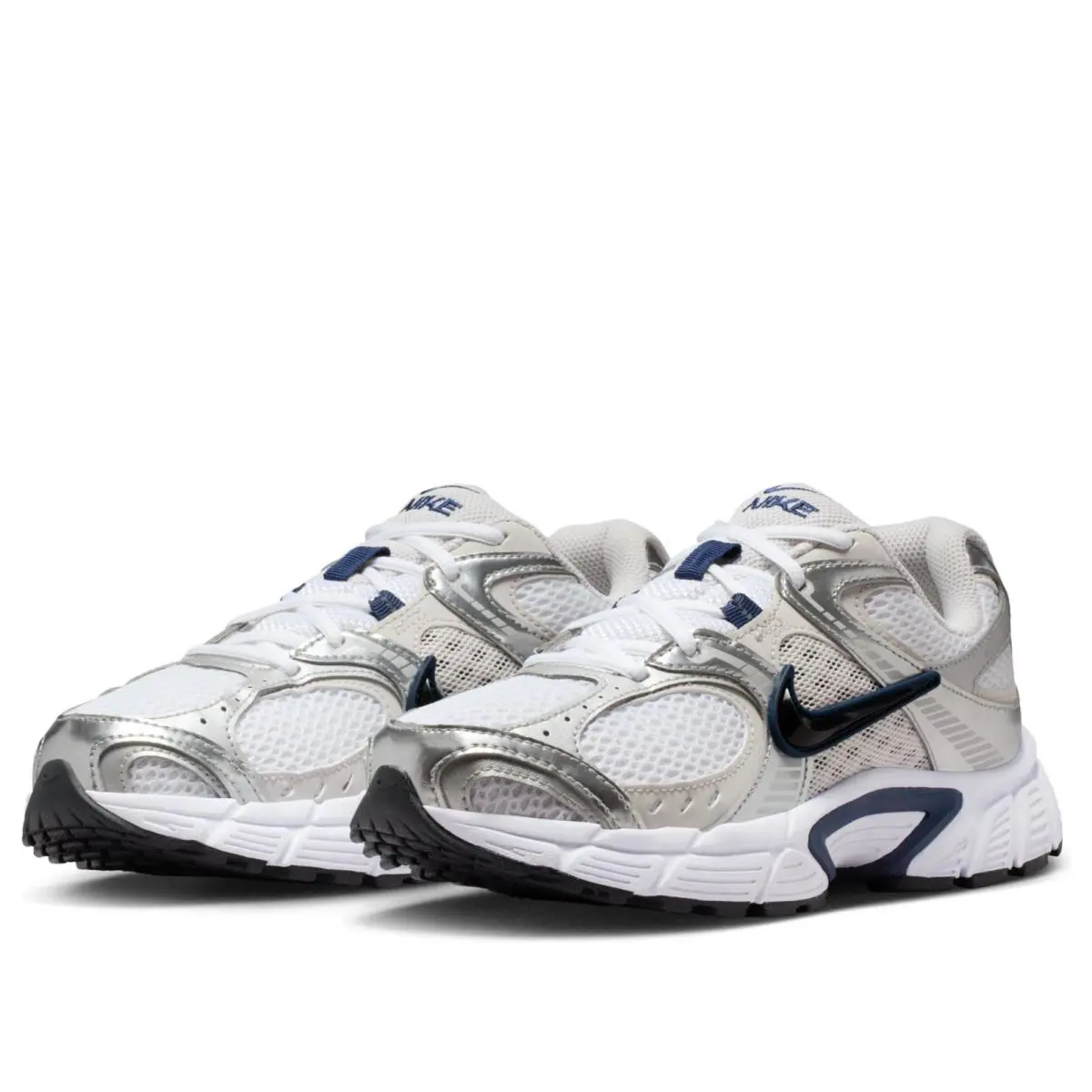 Nike V5 Rnr IO7390-095 Sneakers Women`s Silver Metallic Running Shoes MEW471 - Silver