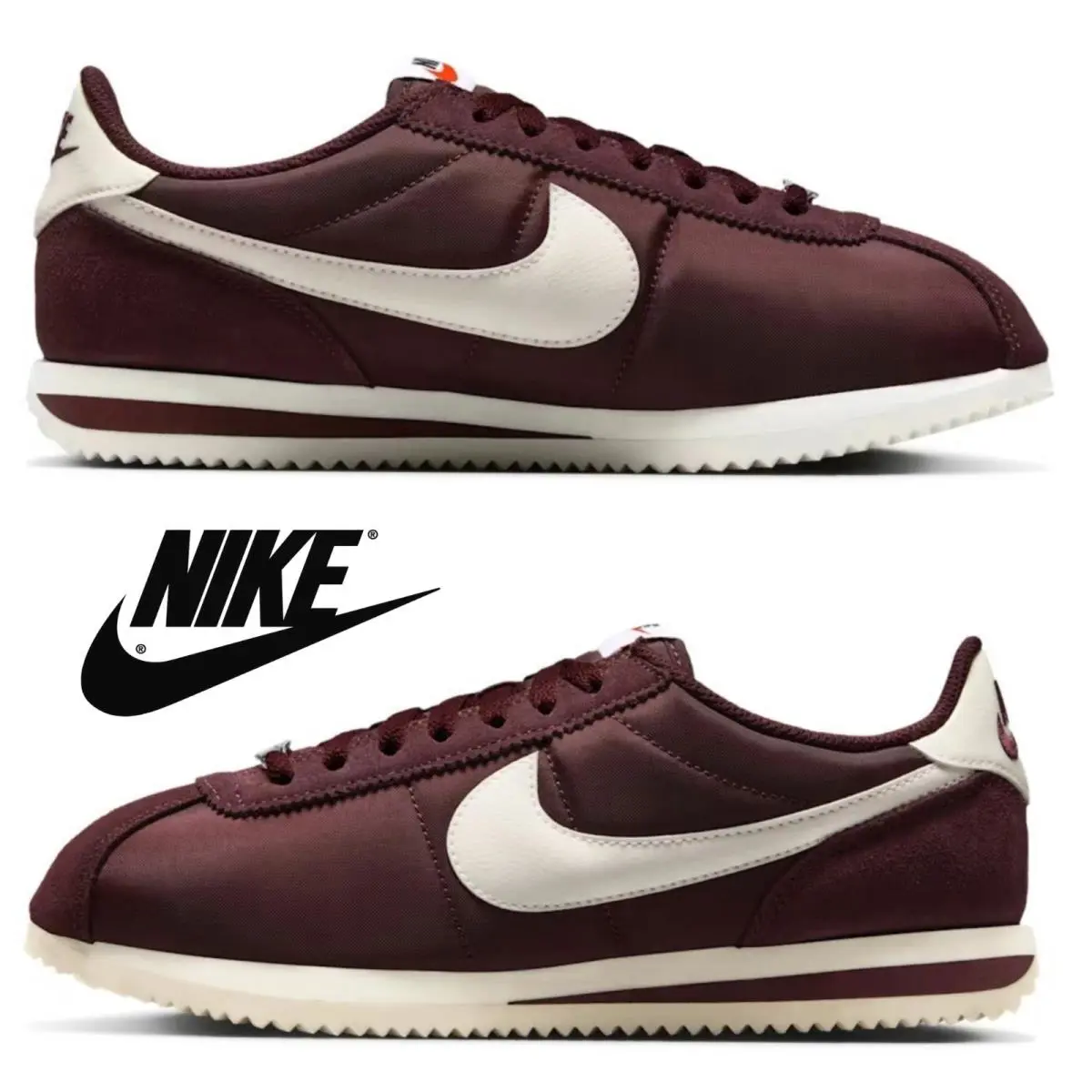 Nike Cortez Textile Women`s Running Shoes Athletic Sport Comfort Sneakers Casual