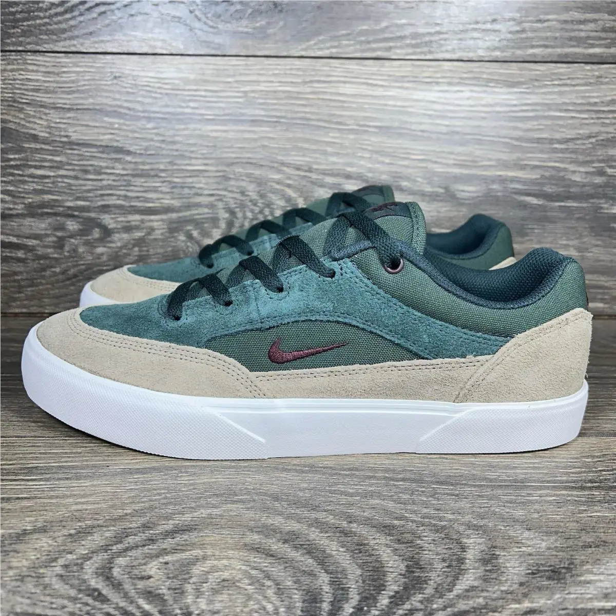 Nike shoes - Nike SB Malor - Malor - Green, Beige, White 2