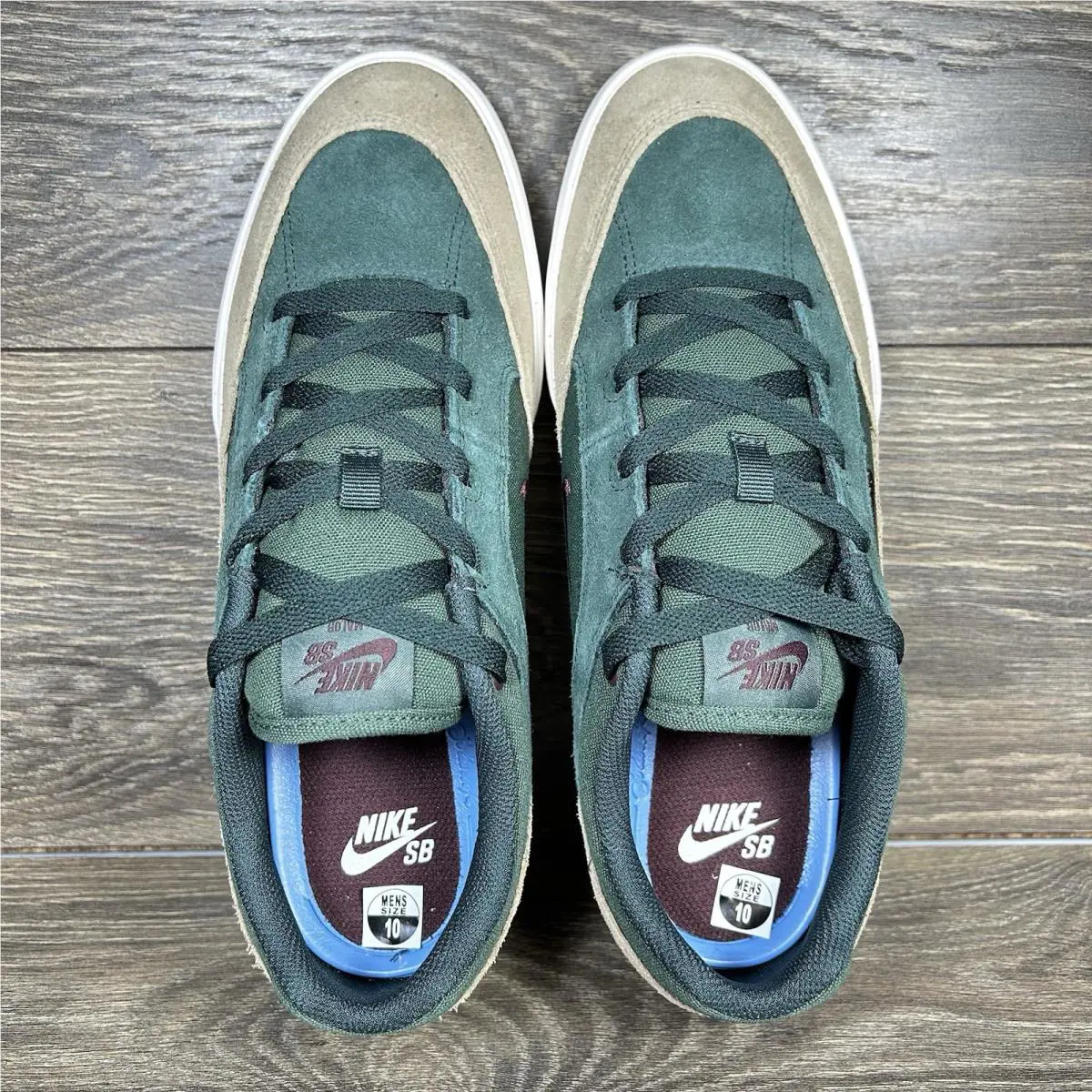 Nike shoes - Nike SB Malor - Malor - Green, Beige, White 4