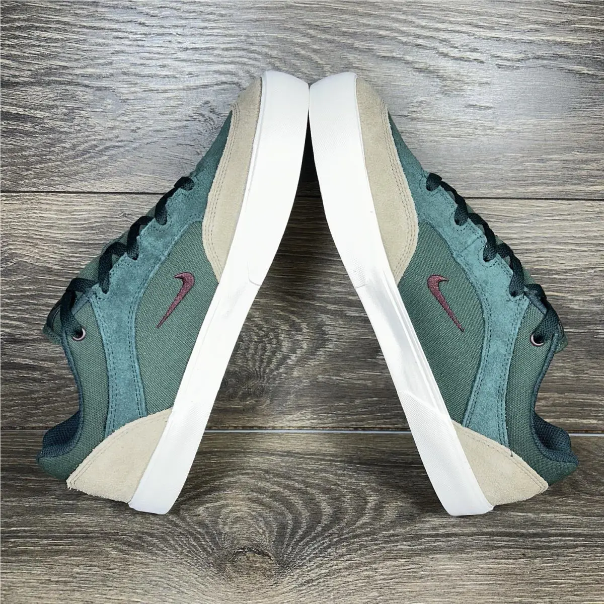 Nike shoes - Nike SB Malor - Malor - Green, Beige, White 5