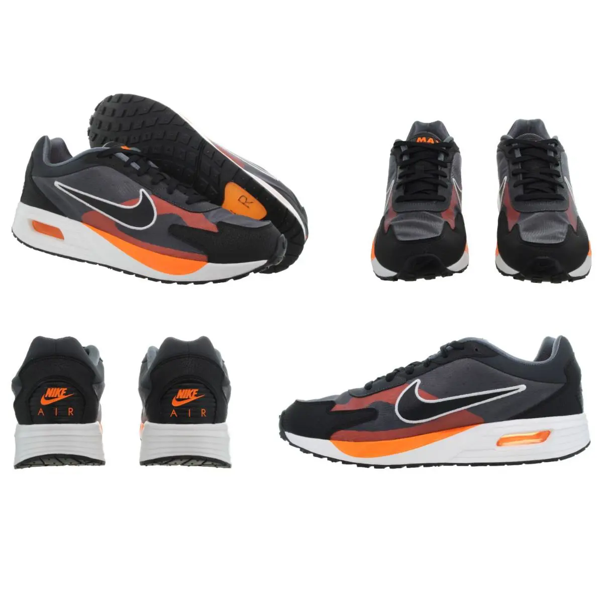 Nike shoes - Nike Air Max Solo - Air Max Solo - FJ2594 001 - Anthracite, Total Orange, Summit White, Black 10