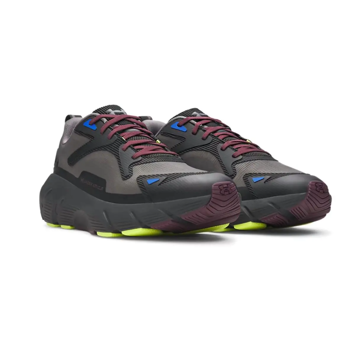 Under Armour shoes - Under Armour Aura - Aura - Gray, Manufacturer: Galaxy Black / Castlerock / Dark Maroon 2
