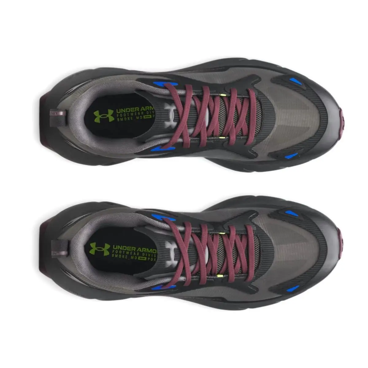 Under Armour shoes - Under Armour Aura - Aura - Gray, Manufacturer: Galaxy Black / Castlerock / Dark Maroon 4